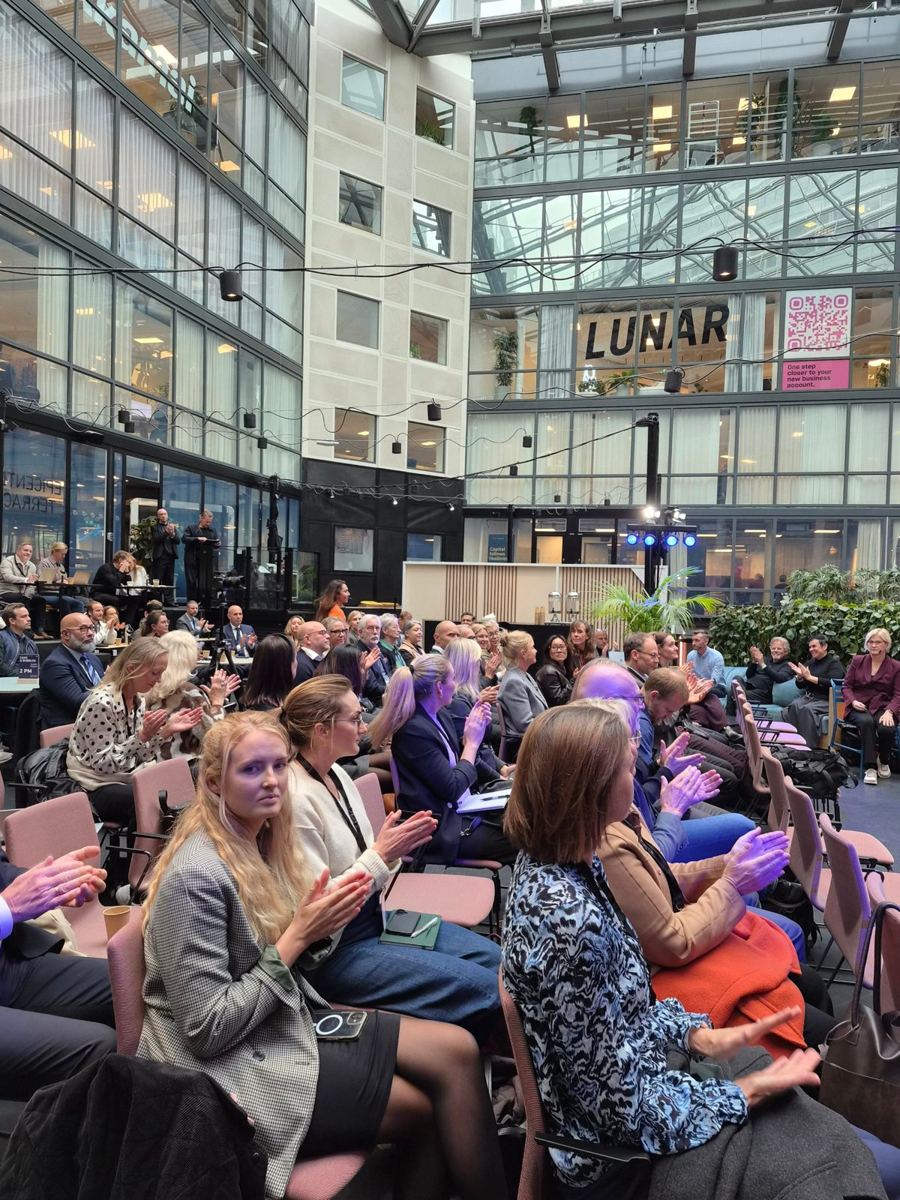 Publiken i atriet på Epicenter under Holistal Health HUB 2026